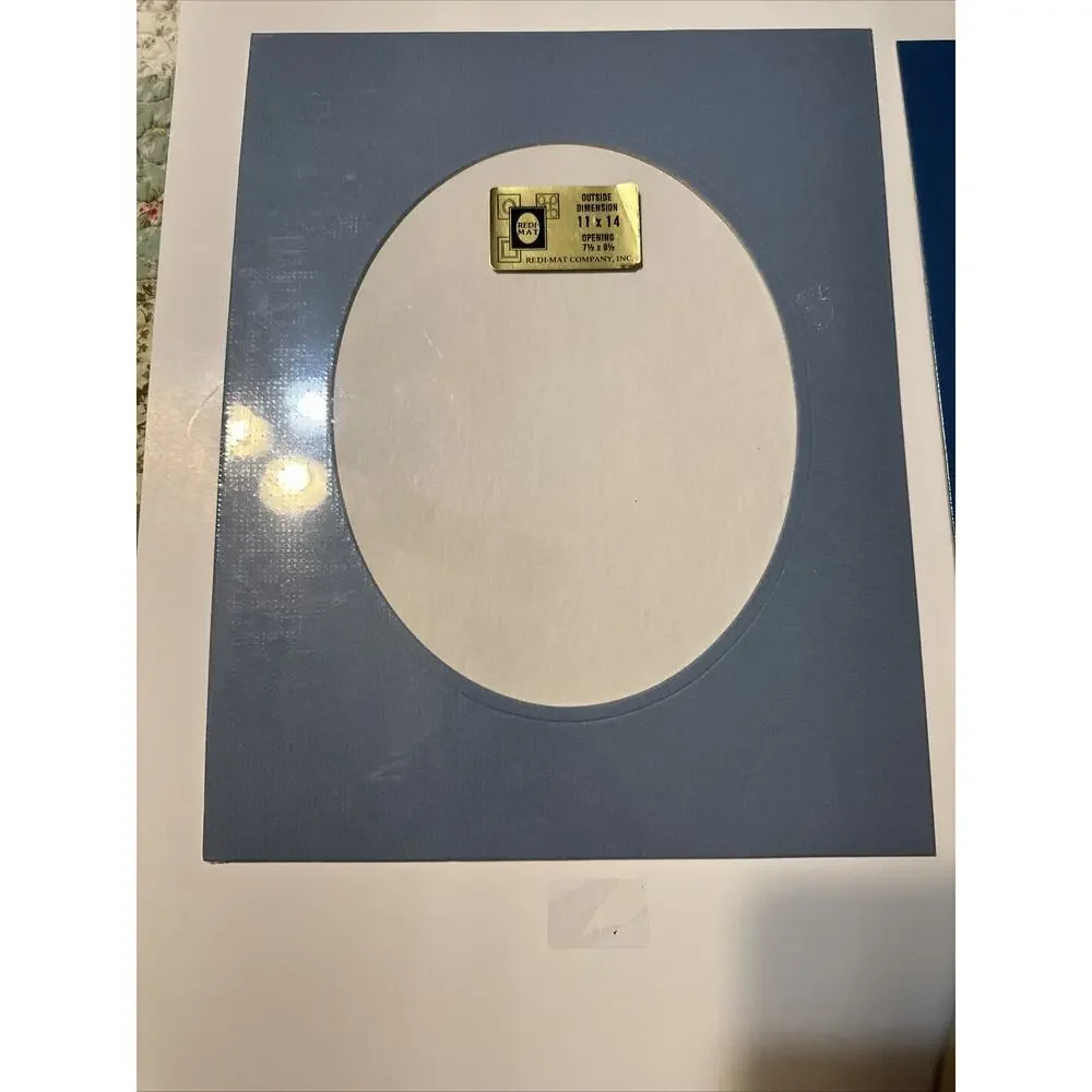 New Lot of 3 Oval Photo Framing Painting Craft Watercolor 11 x 14 & 7.5 x 9.5
